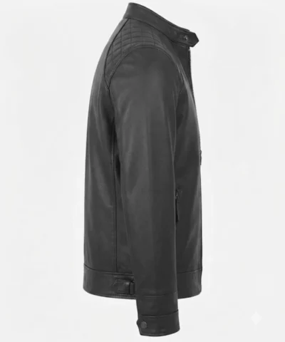 Black Leather Biker Jacket