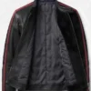 Burning Bridges Drake Full Zip Black Leather Jacket