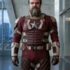 Buy Alexei Shostakov Movie Thunderbolts David Harbour Red Guardian Red Costume Leather Jacket For Men