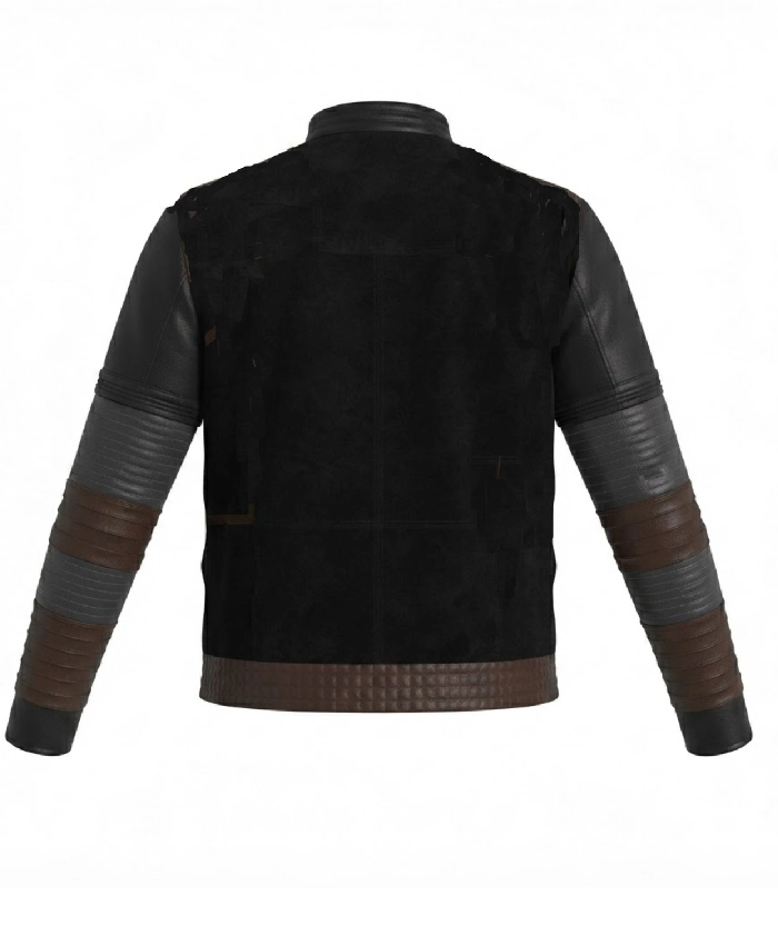 Buy Diego Luna Andor Cassian Andor Black Leather Jacket