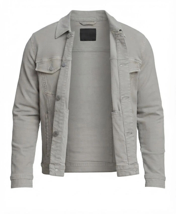 Buy Grand Theft Auto VI Jason Duval Grey Denim Jacket Sale