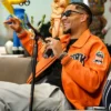 Buy Josh Hart NBA New York Knicks 2026 Orange Varsity Jacket