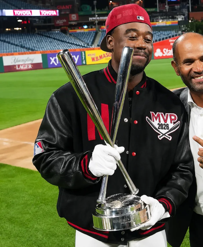 Buy Netflix Jordan Walker MVP 2026 Home Run Derby Black Varsity Jacket