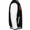 Buy New York Knicks Black And Off White Varsity Jacket