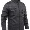 Buy Now Dark Knight Black Leather Jacket