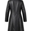 Buy Now Gothic Style Black Genuine Leather Vampire Coat For Womens