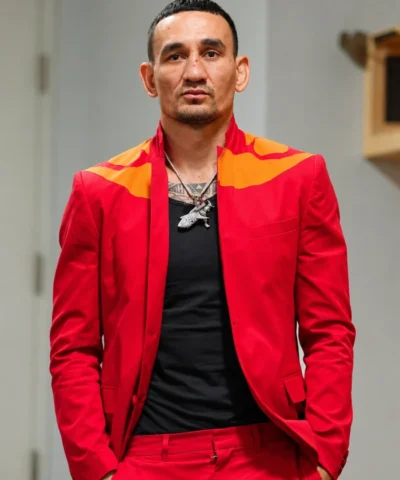 Buy Now Max Holloway UFC 329 Event Red Blazer