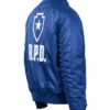 Buy Now Resident Evil 2 RPD MA 1 Blue Bomber Jacket
