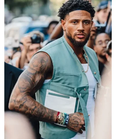 Buy Paris Couture Week Nigerian Footballer Maduka Okoye Mint Green Vest