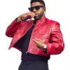 Buy Roundhay Festival 2026 Jason Derulo Red Leather Jacket