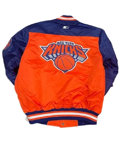 Buy The Tradition Ii Team Ny Knicks Orange And Blue Jacket Sale