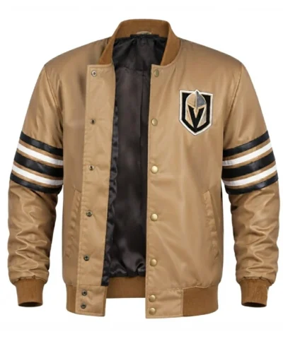 Buy Vegas Knights Knockout Full Snap Satin Jacket Sale