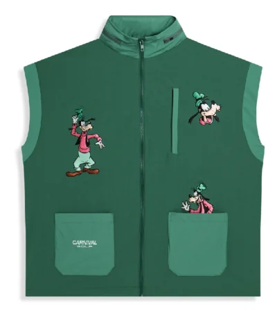 Carnival Golf x Disney Goofy Green Vest For Men and Women