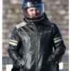 Casey Affleck The Instigators Cobby Black Leather Jacket