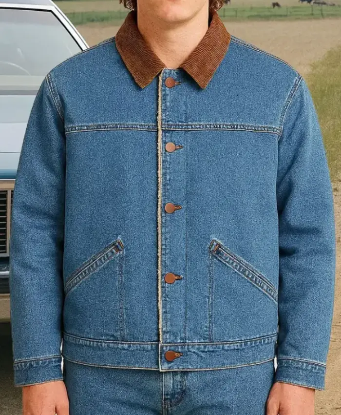 Charlie Heaton Stranger Things Season 05 Blue Denim Jacket