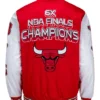 Chicago Bulls NBA Champs Full Snap Varsity Jacket 