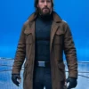 Chris Evans Avengers Doomsday Patch Pockets and Zipper Closure Tobacco Brown Tactical Field Jacket