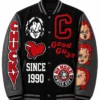 Chucky Since 1990 Good Guys Black and Grey Wool Varsity Jacket 