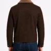 Coffner Brown Shearling Fur Jacket for sale