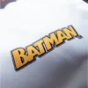 DC Batman Vintage Logo Full Zip White and Jacket
