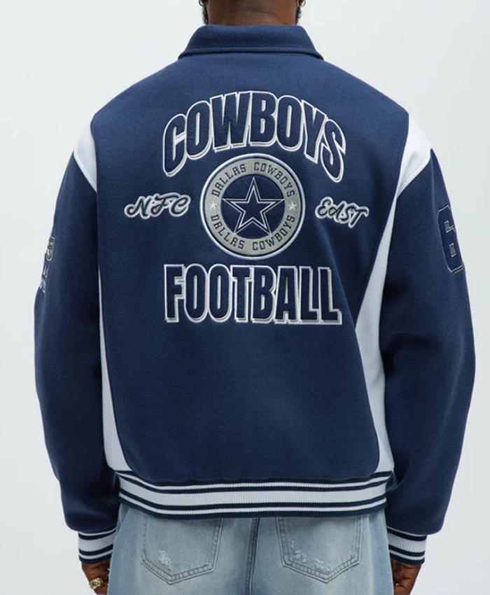 Dallas Cowboys Air Supremacy Full Snap Varsity Jacket