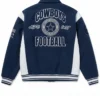 Dallas Cowboys Air Supremacy Navy Wool Varsity Jacket