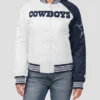 Dallas Cowboys Endzone Satin Jacket Sale