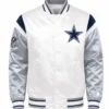 Dallas Cowboys Shutout Full SnapSatin Jacket