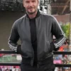 David Beckham World Cup 2026 Leather Track Jacket