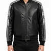 David Beckham World Cup 2026 Leather Track Jacket Front