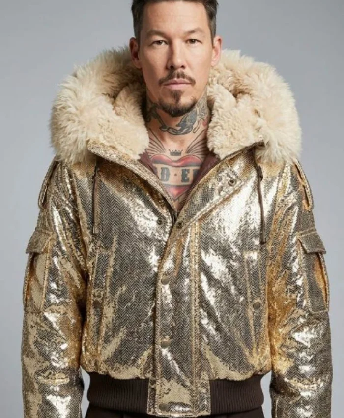 David Bromstad My Lottery Dream Home S19 Puffer Bomber Jacket