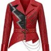 Descendants Wicked Wonderland Kylie Cantrall Red Leather Jacket