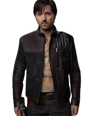 Diego Luna Andor Cassian Andor Leather Jacket