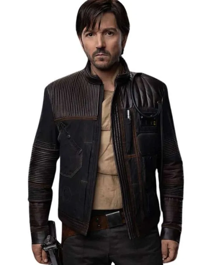 Diego Luna Andor Cassian Andor Leather Jacket