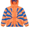 Digimon Greymon Blue Puffer Jacket for Men and Women