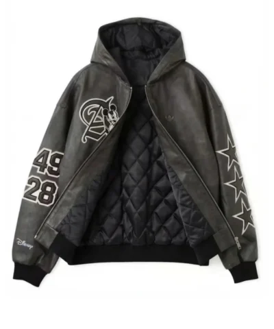 Disney x Adidas Mickey Mouse Leather Jacket