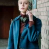 Ella Maisy Purvis TV Series Patience Patience Evans Blue Cropped Jacket