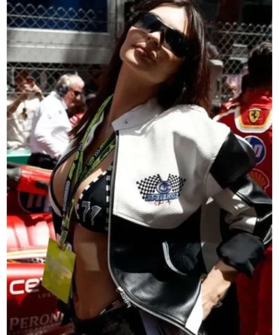F1 Monaco Grand Prix Emily Ratajkowski Racing Jacket