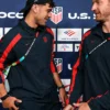 FIFA 2026 World Cup Nike USMNT Energy Black and Red Football Jacket