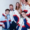 FIFA World Cup 2026 Harper Beckham Intra 2026 England Nations Full Zip White Jacket