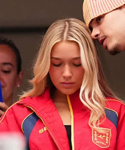 FIFA World Cup 2026 Harper Beckham Red Spain Intra Jacket On Sale