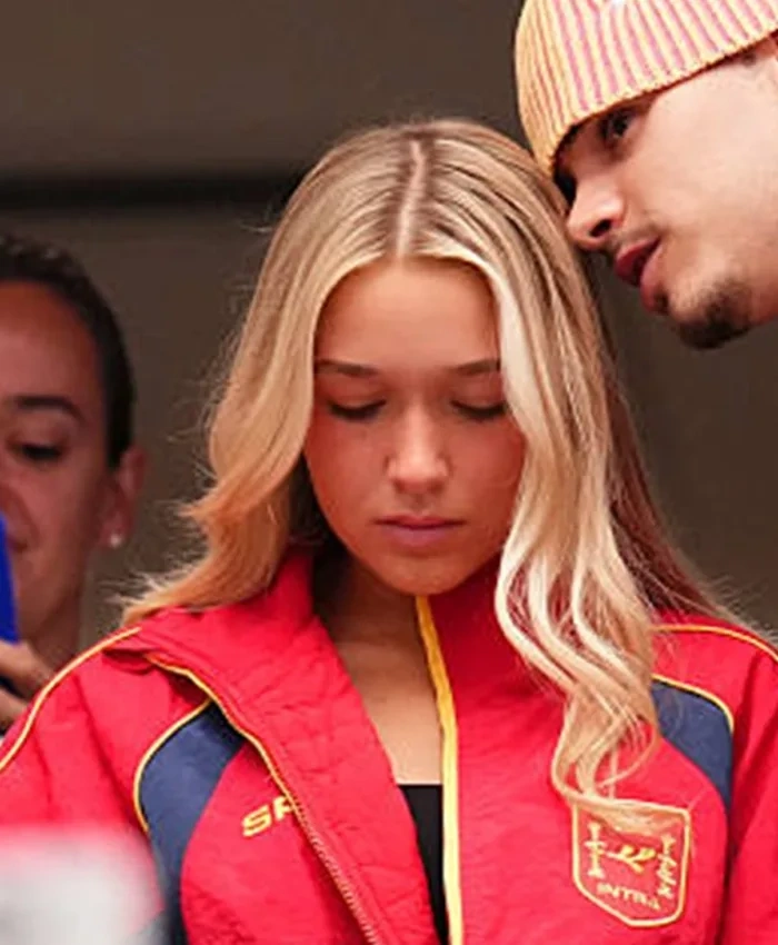 FIFA World Cup 2026 Harper Beckham Red Spain Intra Jacket On Sale