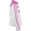 Ferrari Leather Pink Biker Racing Leather Jacket