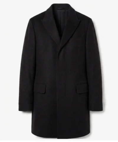Frank Harkness Slow Horses Black Wool Coat