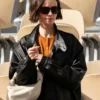 French Open Paris 2026 Lily Collins Black Jacket