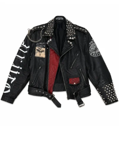 Alternative view of Future The Real Me Leather Jacket