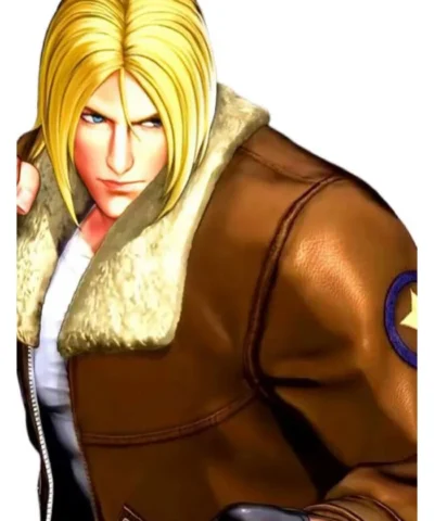Garou Mark of the Wolves Terry Bogard Brown Leather Jacket