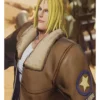 Garou Mark of the Wolves Terry Bogard Shearling Leather Jacket
