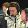 George Russell Mercedes F1 Adidas Metallic Parachute Hooded Jacket