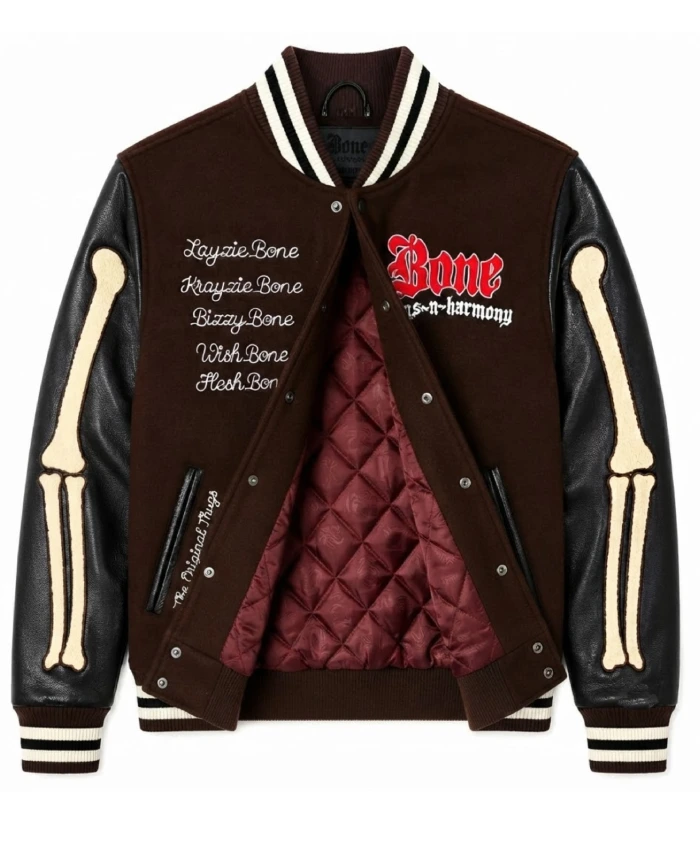 Get Bone Thugs N Harmony Brown Leather Jacket